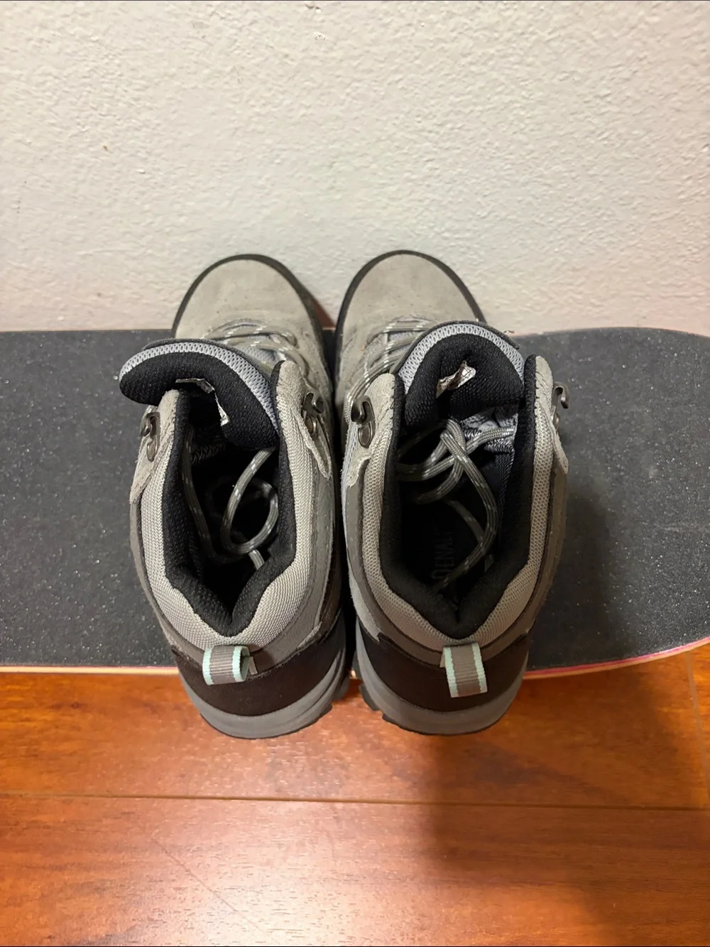 Kids Gray Hiking Boots - Durable Outdoor Footwear